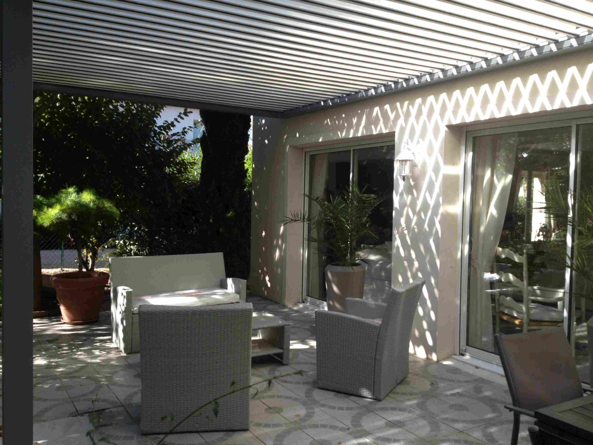Pergolas avec lames orientables