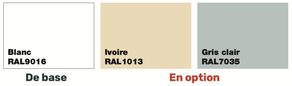 Variantes couleur teintes masse AURÉA