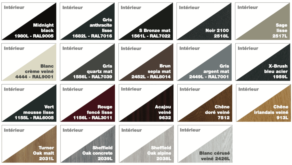 Variantes multi-coloration AURÉA